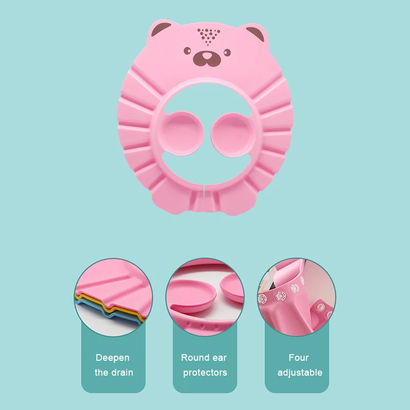 Шапочка для детского шампуня водонепроницаемые наушники шапочка и душа ванны |