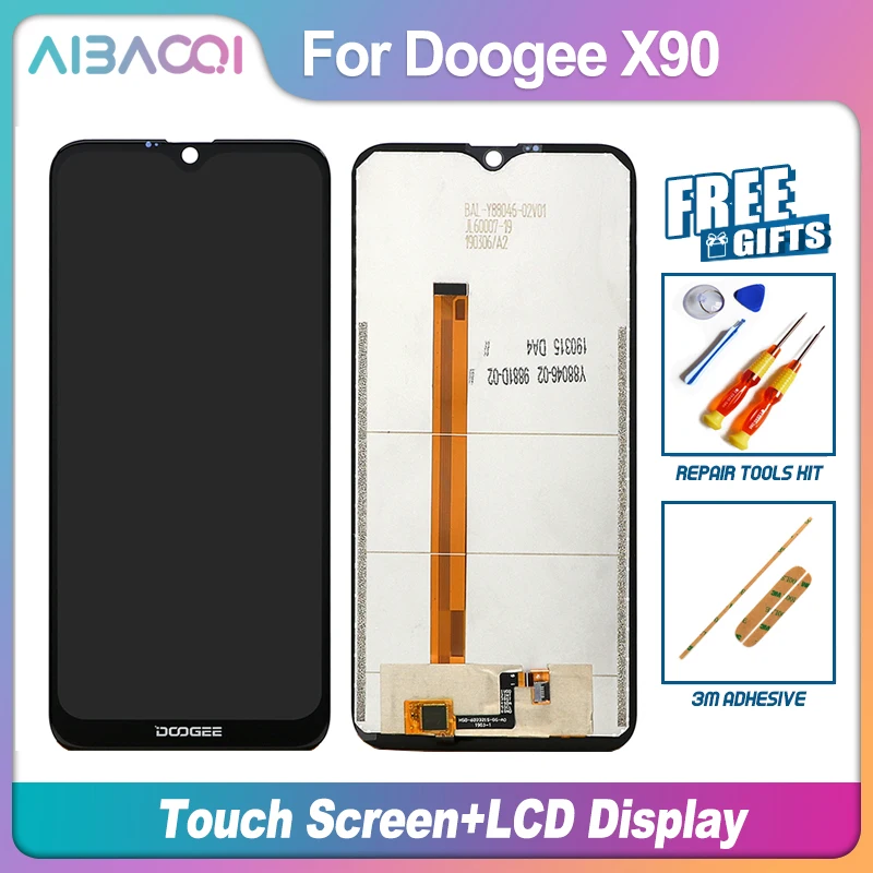 AiBaoQi новый оригинальный 6 1 дюймовый сенсорный экран + 1280x600 ЖК дисплей в сборе
