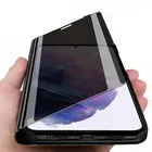 Модный умный зеркальный флип-чехол для Samsung Galaxy S21 Ultra 5G S 20 Plus S21Ultra S21plus, чехол-книжка с магнитной подставкой