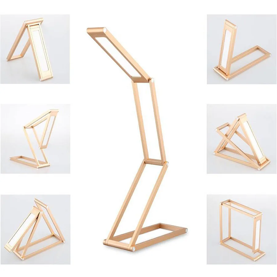 

Modern Minimalist Desk Table Lamp Dimmable LED Adjustable Arm Head Metal Table Light 2 Modes Living Room Bedroom Nightstand Lamp