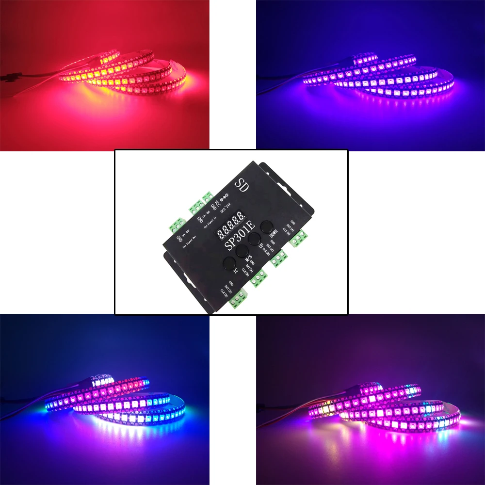 

SP301E Programmable SD Card Controller DC 5V - 24V Supports common LED driver IC on the market 2048 pixels