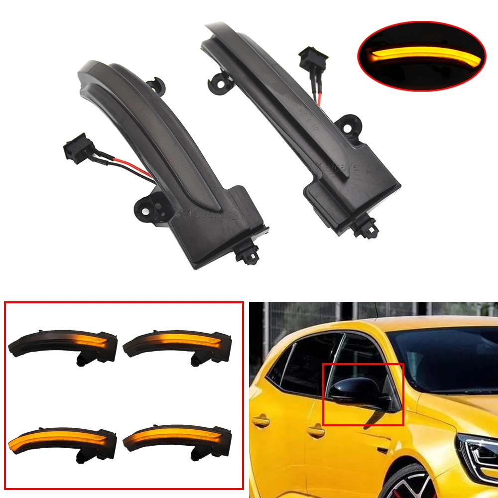 

Световой сигнал поворота для Renault Megane4 IV 2016-19 Talisman 2016 2017 2018 2019 2020 2021