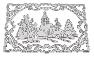 100x70mm 3D формы для дома, металлические режущие штампы, Трафаретный Скрапбукинг, фотоальбом, карта, бумага, тиснение, ремесло, DIY, режущие штампы - Цвет: 100x70mm