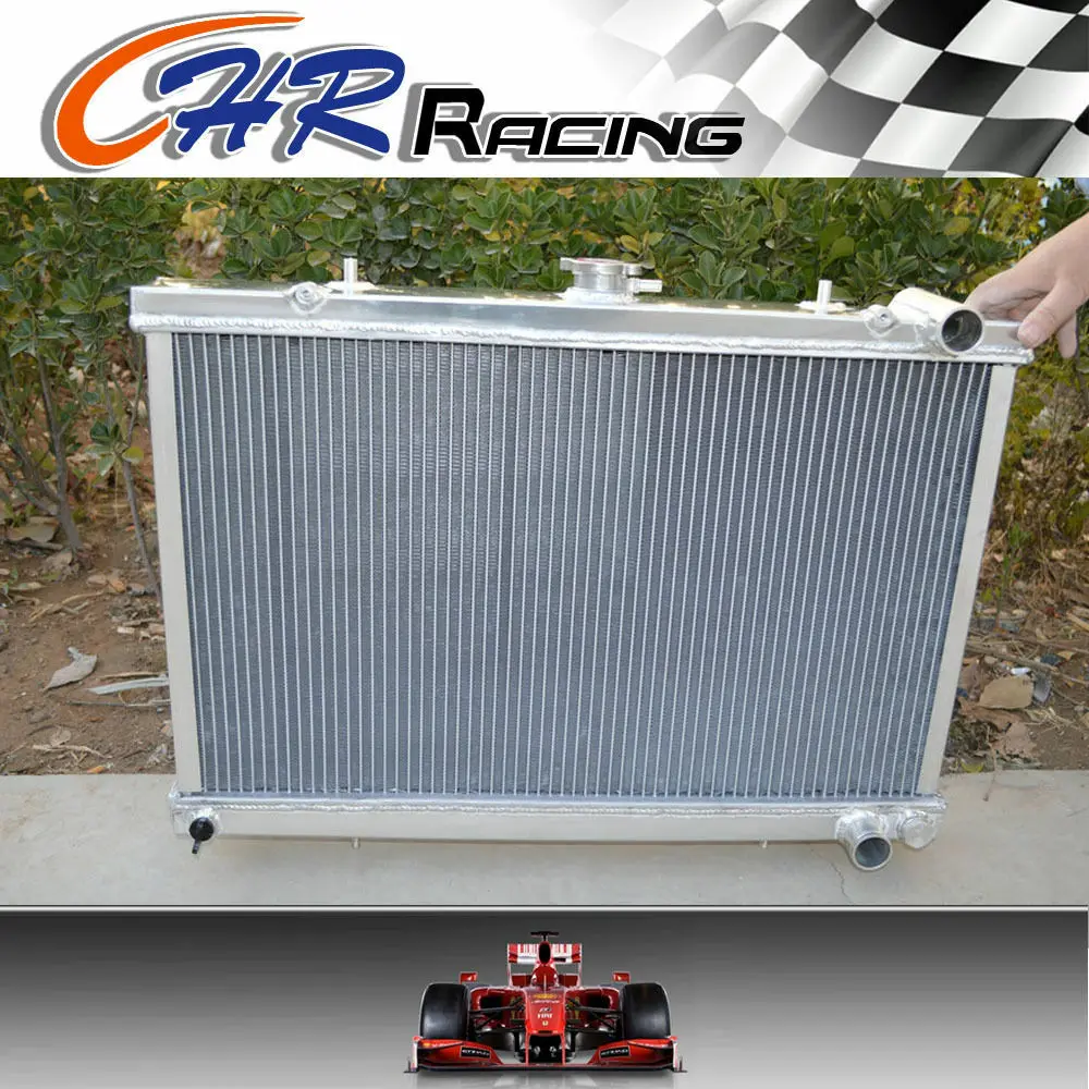 

52MM Aluminum Radiator For NISSAN SKYLINE S13 CA18 R32 RB20 GTS GTR 1989-1993