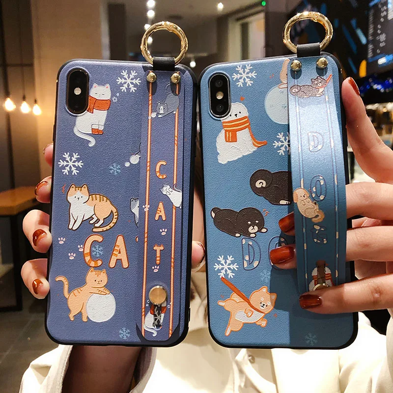 Чехол с ремешком на запястье для Samsung Note 20 Ultra 10 Lite 9 S8 S9 S10 S20 FE A51 A71 A31 A41 50 70 21S |