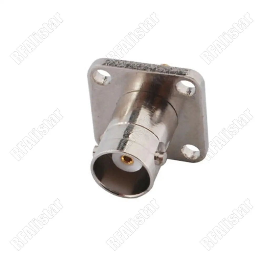 2 шт. BNC Гнездовой разъем для монтажа на панели фланцевое крепление паяльная чаша