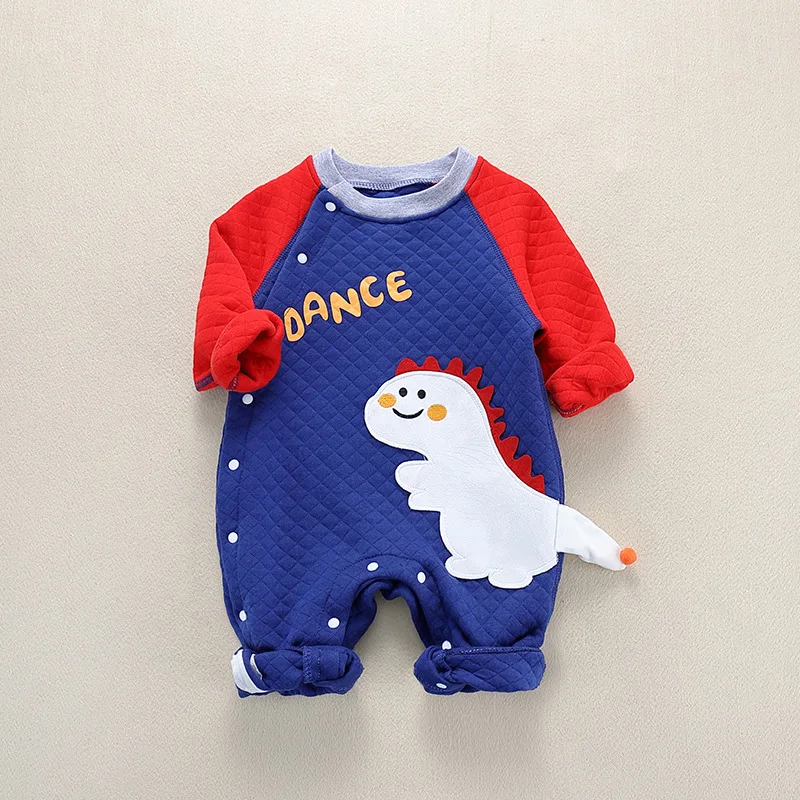 

2020 Fall Baby Rompers Cotton Warm 3-24M Children Sleepwear Romper Baby Onesie Autumn Winter Baby Boy Clothes