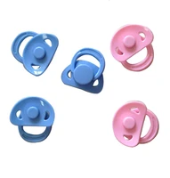 10pcslot magnet pacifiers for reborn dolls pacifiers nipples magnetic dummy fit for newborn babies doll dolls accessories