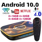 HK1 X3 Android 10,0 Smart TV приставка RK3318 4G 128G USB3.0 4K 1080P H.265 Google Голосовая сборка Youtube 4K Smart TV Box 16G 32G 64G