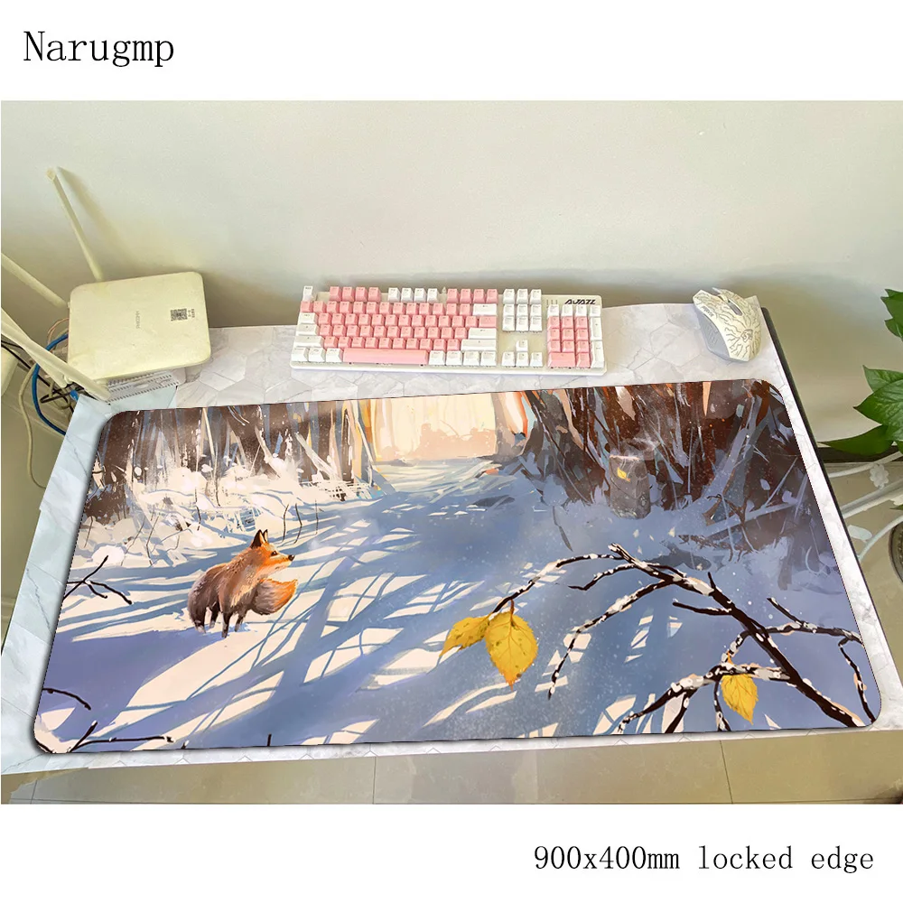 

fantasy forest padmouse HD pattern accessory 900x400x4mm mouse pad best gaming enterprise rubber mats keyboard mouse mat gamer