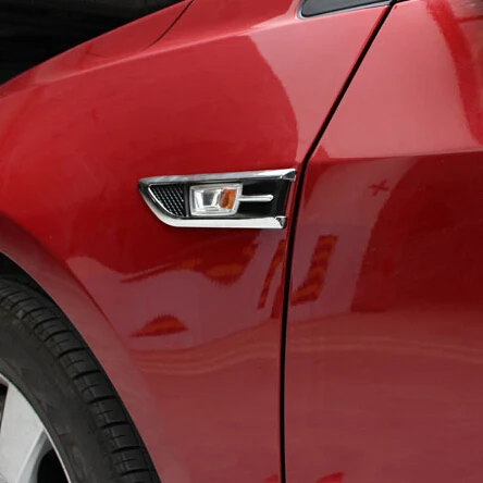 

DoColors автомобильный Стайлинг 2 шт./компл. ABS хромированная отделка сигнальная лампа крышка боковое украшение отделка чехол для Chevrolet Cruze 2009-2017