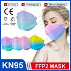 1050 шт., одноразовые маски-респираторы KN95 для взрослых