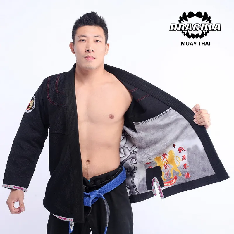 Dracula Tiger's Bjj Kimono Gi Martial Arts Clothing Brazilian Jiu-jitsu Kimonos MMA Fightwear A0-A4 Brand New Black White | Спорт и