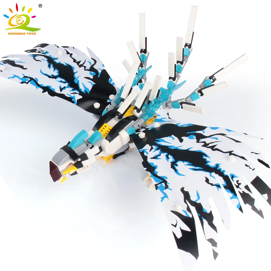 504 шт ниндзя Орел Дракон рыцарь строительные блоки город ястреб Кай фигурки