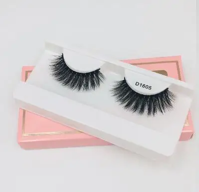 1pair 1605 NEW1/2/16 пар Накладные ресницы 3D норковые ресницы ручной натурального меха норки для макияжа толстый Поддельные Накладные ресницы с пушистым - Цвет: 1pair 1605