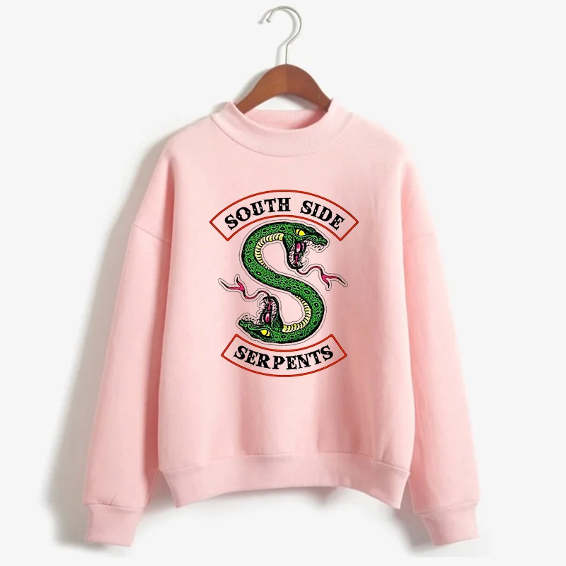 &quotSOUTH SIDE SERPENTS&quot пуловер для женщин Harajuku 2019 ривердейл Женский свитшот со змеиным