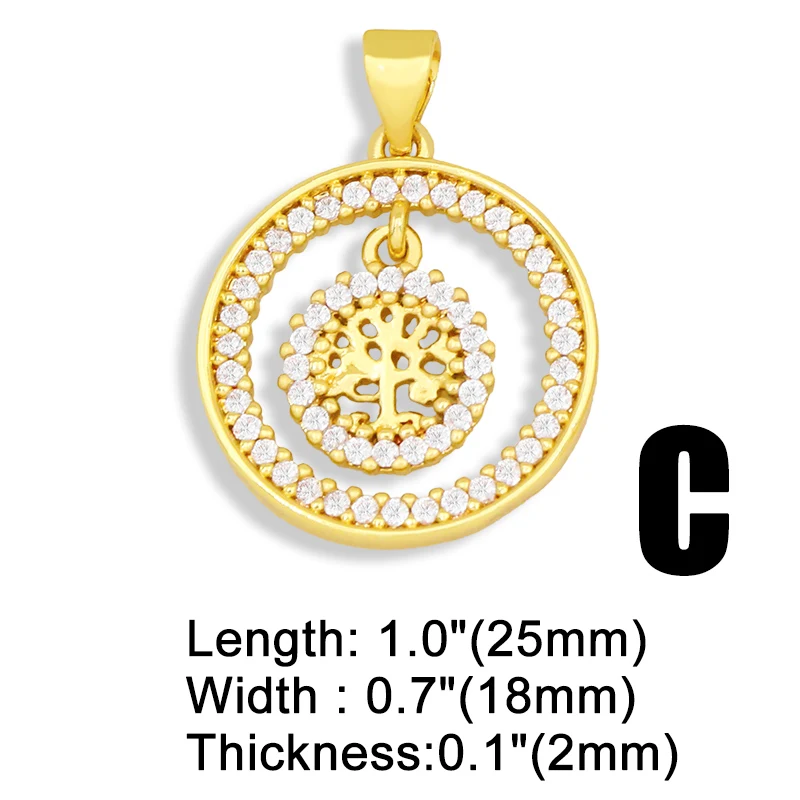 OCESRIO медные латунные CZ подвески с сглаза для изготовления ювелирных изделий