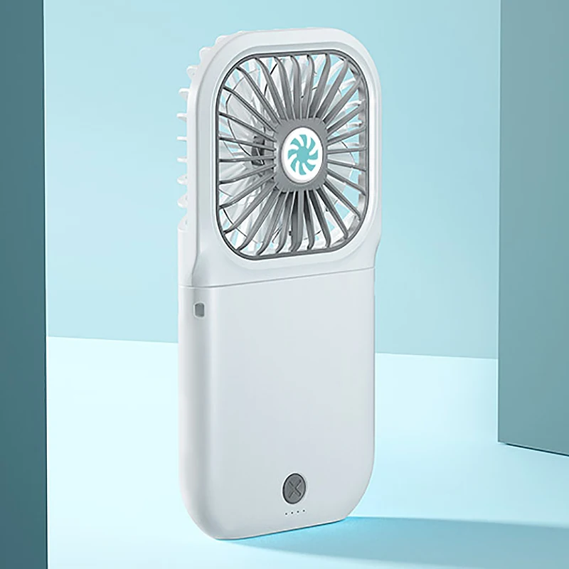 Складной телескопический вентилятор подвесной для шеи портативный маленький