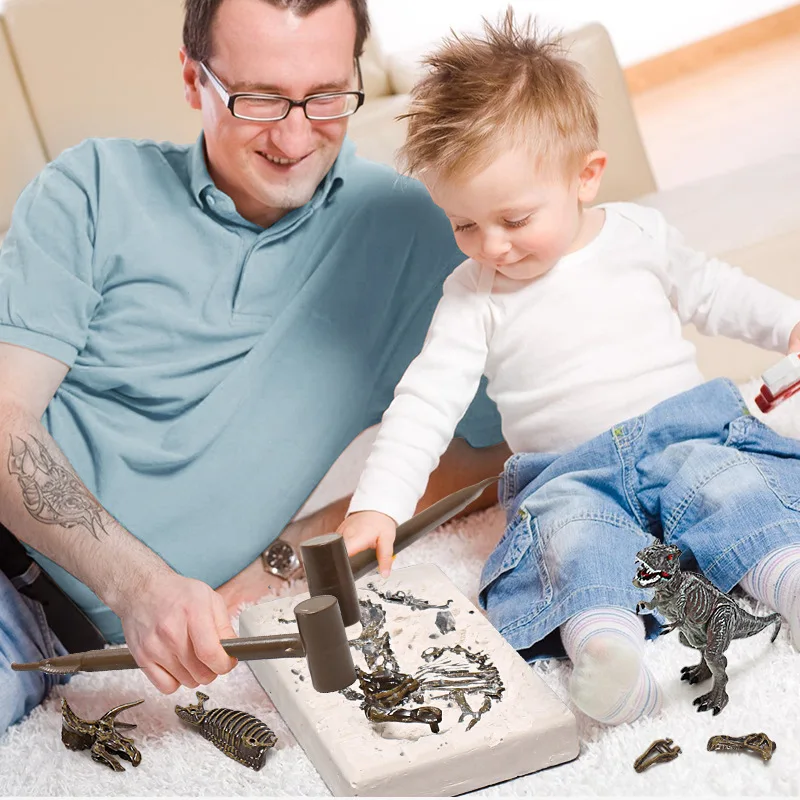 Муляжи динозавров игрушка Книги по истории узнать и ископаемых раскопок модель