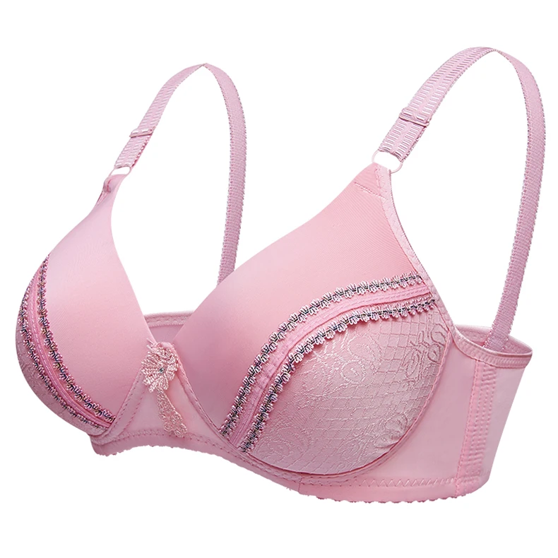 Новые женщины Bralette нижнее белье Толстый Padded Super Push вверх Бюстгальтер Сексуальная белья Беспроводные бюстгальтеры Хлопок Pluz Размер 36-42 B C Кубок