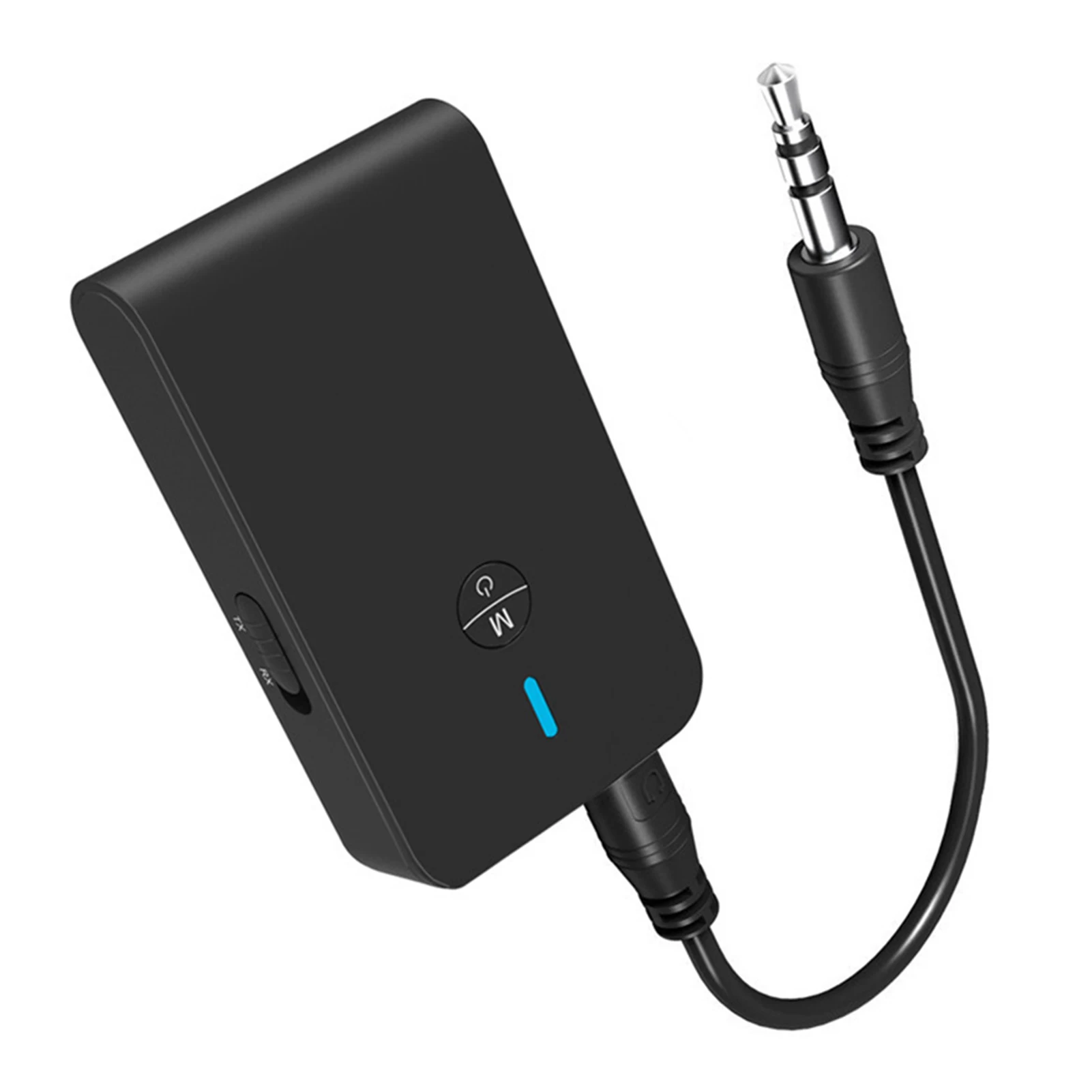 

BT 5.0 Transmitter and Receiver 2 in1 Wireless BT Audio Adapter with Low Latency 3.5mm Audio Cable for TV Car/Home Stereo System