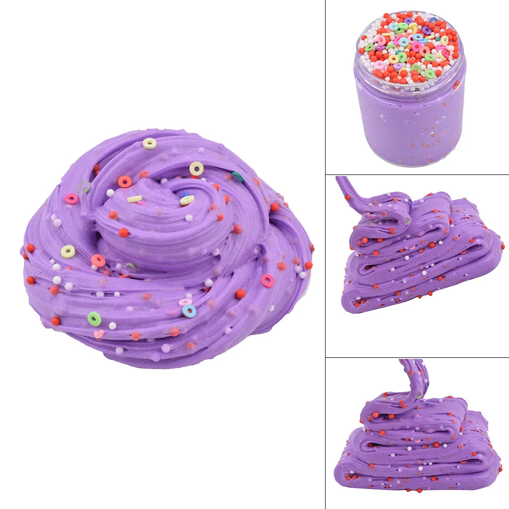 100 мл волшебный пушистый поставки слаймов игрушки пены мяч глина может Slime Puttys