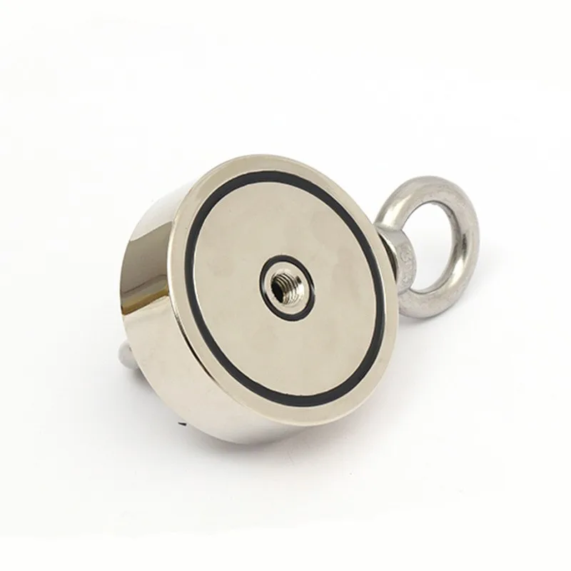 Двухсторонние сильные неодимовые рыболовные магниты с Eyebolt супер сильный