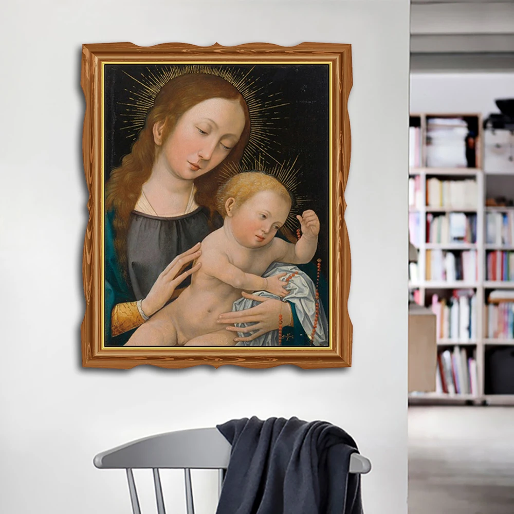 Девы Марии святое дитя христианская картина маслом на холсте художественный