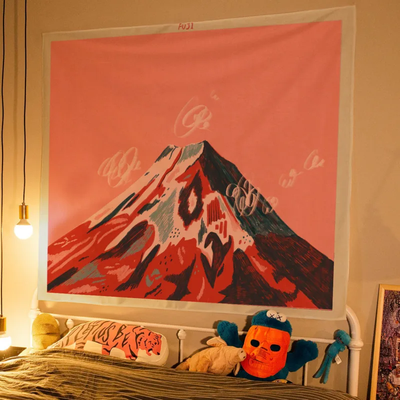 

City Tapestry Moon Night view Wall Hanging Multifunctional Tapestry Boho Printed Bedspread Cover Yoga Mat Blanket Picnic cloth