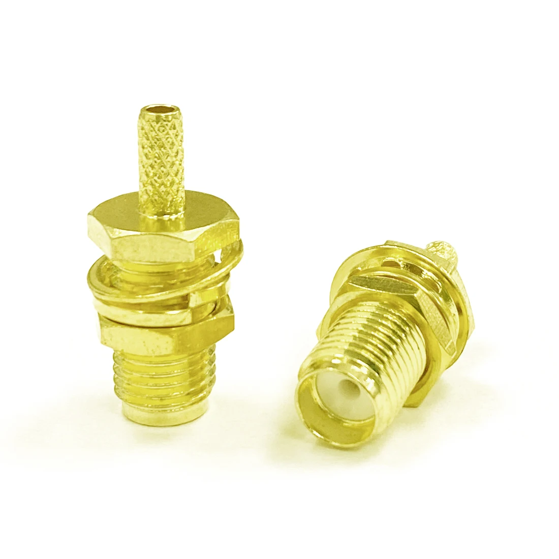 1 шт. обратный RP SMA со штекера на гнездо Гайка Мужской pin RF коаксиальный разъем