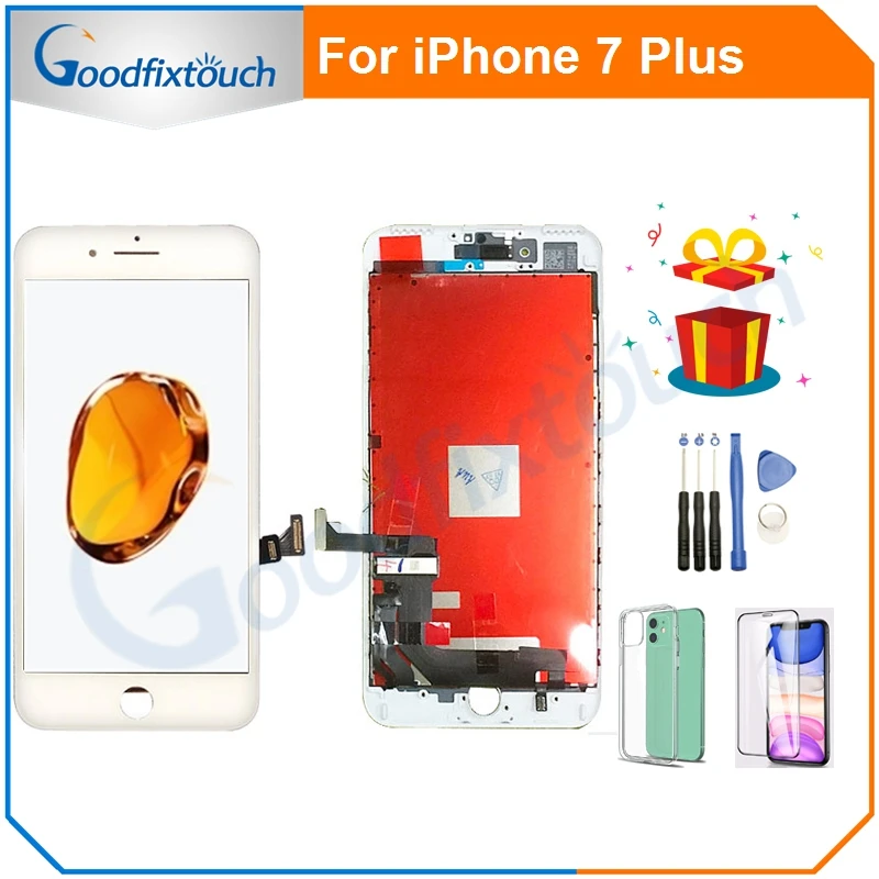 

GradeAAA For iPhone 7 Plus 7P 7Plus LCD Display Touch Screen Digitizer Assembly TFT LCD Bright Backlight Brightness 350-400 CD