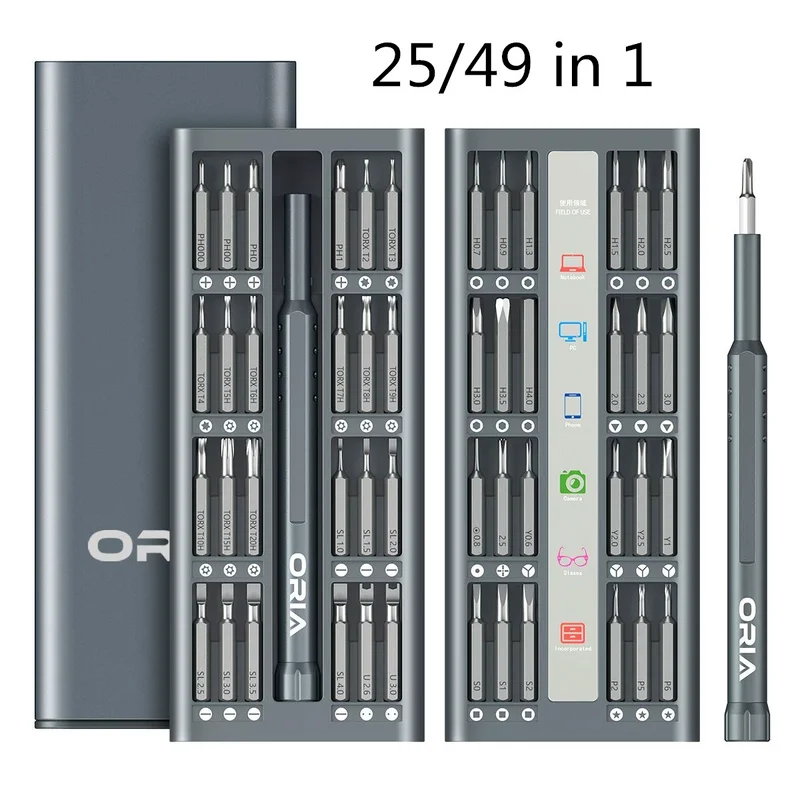 

25 in 1/49 in 1 Precision Screwdriver Set Cell Phone Repair Tool Magnetic Driver Kit
