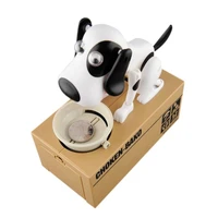 hot cute small dog piggy save money bank saving money pot coin box can creative gift kids birthday gifts