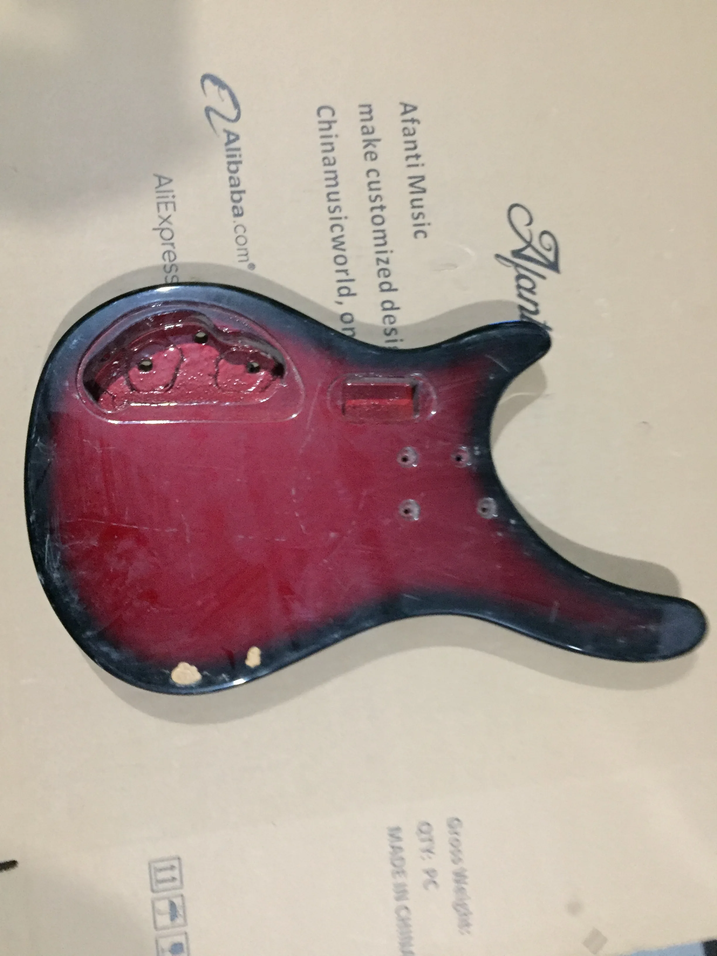 Afanti Music DIY guitar kit Electric Body (0730) | Спорт и развлечения