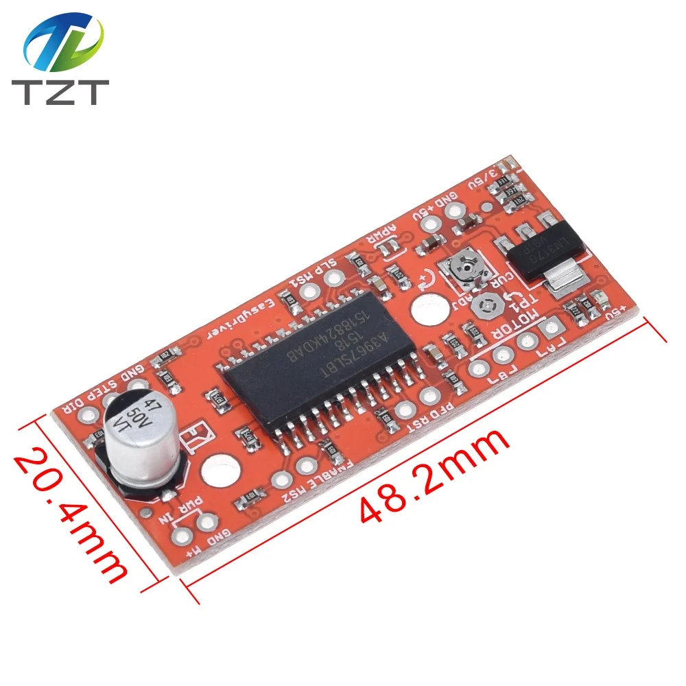 TZT EasyDriver щит тактовый шаговый двигатель драйвер V44 A3967 для Arduino Прямая поставка