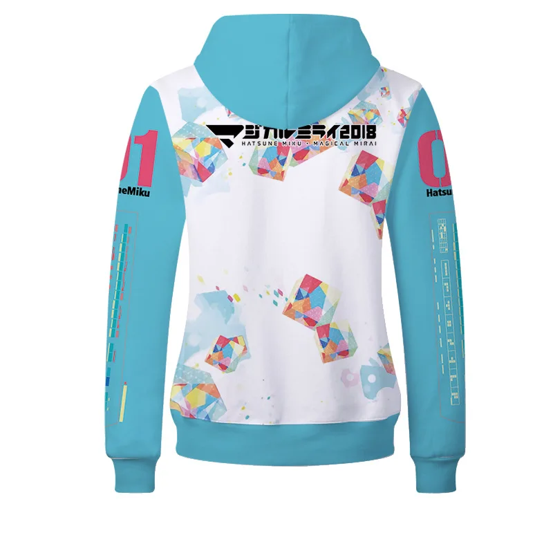 Хацунэ Мику кагамине Рин толстовки детский костюм для косплея девушки школьная