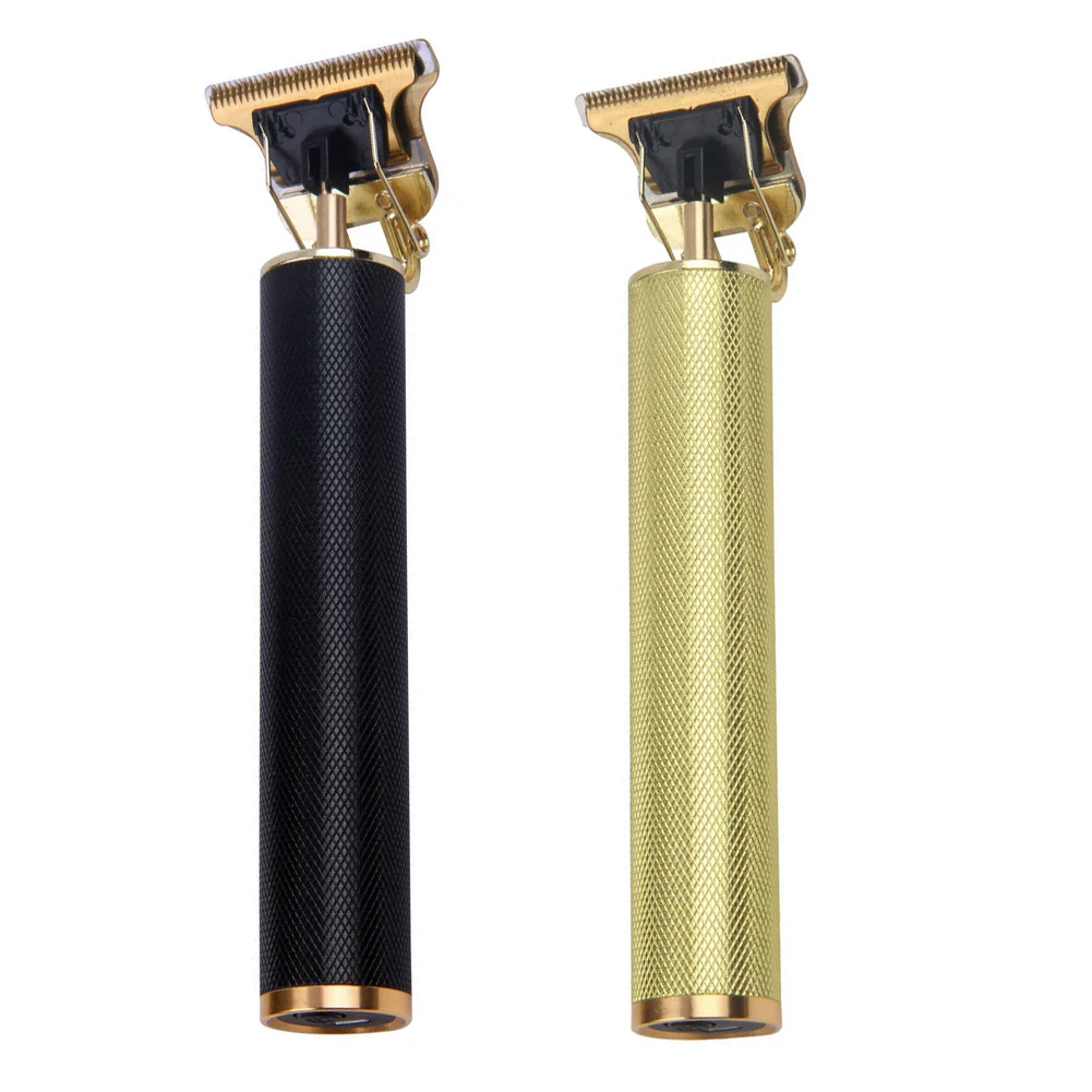 

2pcs Hair Trimmer Rechargeable Metal Retro Engraving Hair Clipper Professional Electric Hair Clipper Salon Shaver Hair Clipper