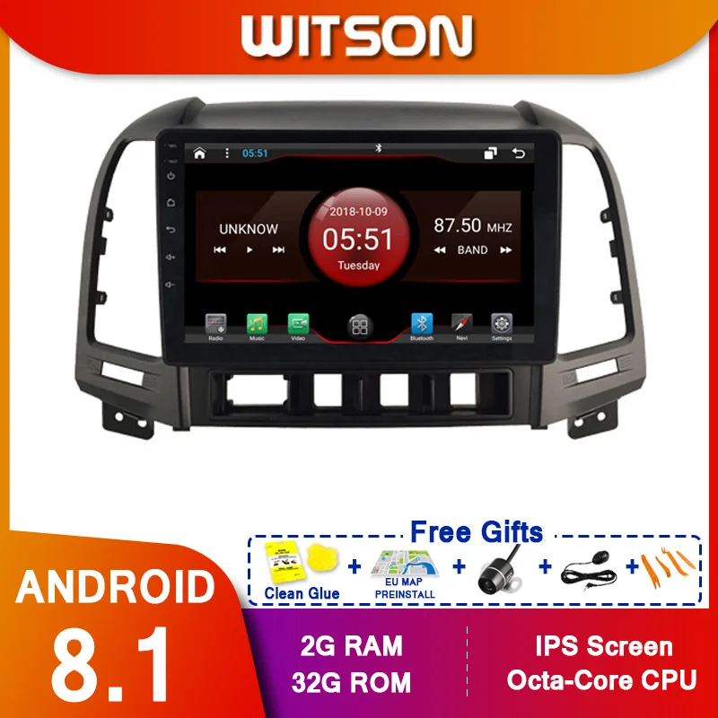 WITSON 9 &quotFULL HD сенсорный экран Android 10 Восьмиядерный Автомобильный GPS мультимедийный