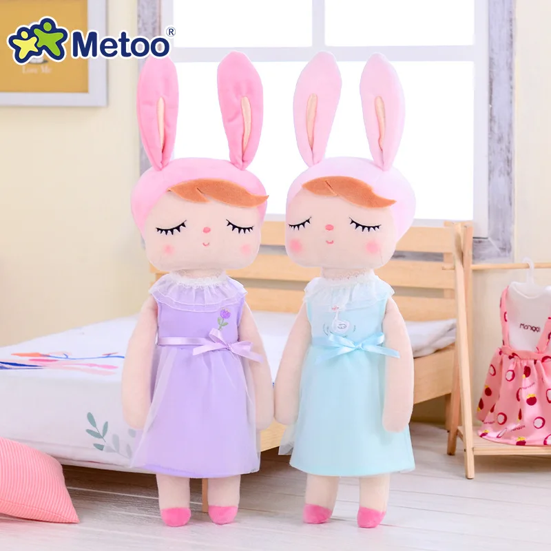 Metoo новый плюшевый и мягкий милый кролик милые животные для детей игрушки кукла