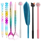 5D ручка для алмазной живописи, кот, коготь, перо, форма, точка, перо, ручки, сделай сам, рукоделие, вышивка крестиком, клеевая глина, пластина, инструменты для дизайна ногтей