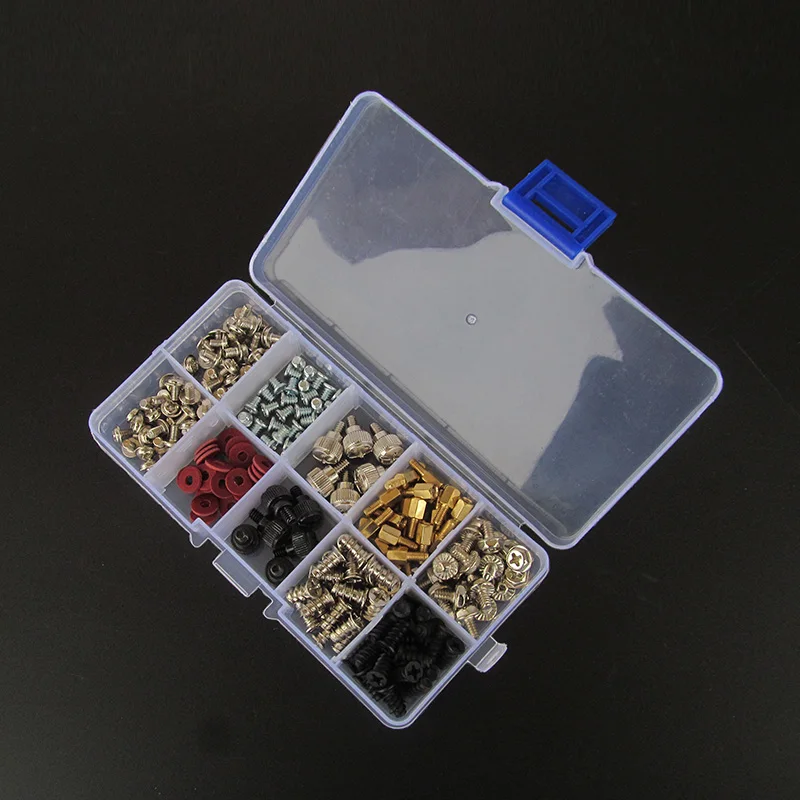 

228PCS Accessories DIY For Motherboard Mounting Hardware Screws Repair Tool Hard Disk Computer For PC With Case Set