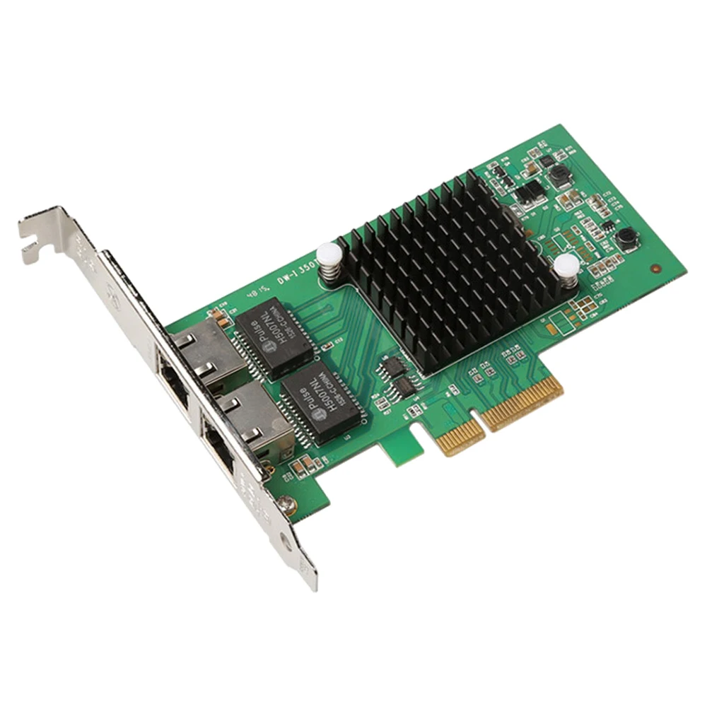 Двойная сетевая карта Gigabit сервера порта RJ45 с Intel I350 PCIe 4X NIC TXA032