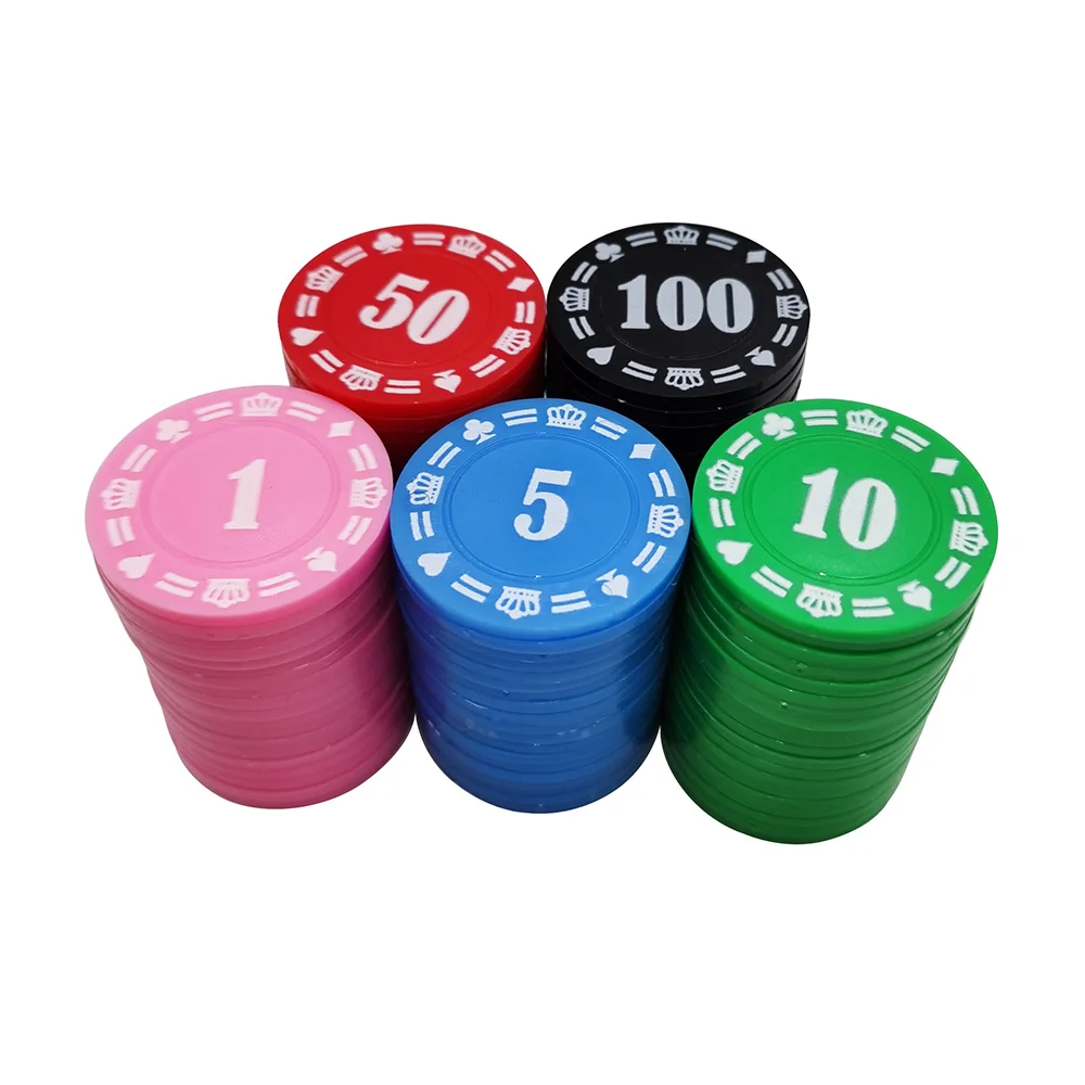 100 шт. 37 мм пластиковые жетон для покера наборы Маджонга карты Техасские - купить