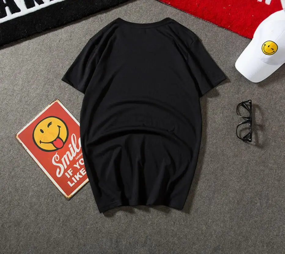 

T-shirt men's summer 2021 new trendy brand trend cotton casual half-sleeved clothes loose Korean compassionate