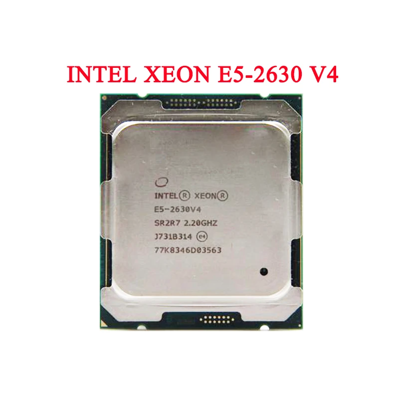 

Intel Xeon CPU E5-2630V4 SR2R7 2.20GHz 10-Cores 25M LGA2011-3 E5-2630 V4 Processor E5 2630V4 for X99 Motherboard
