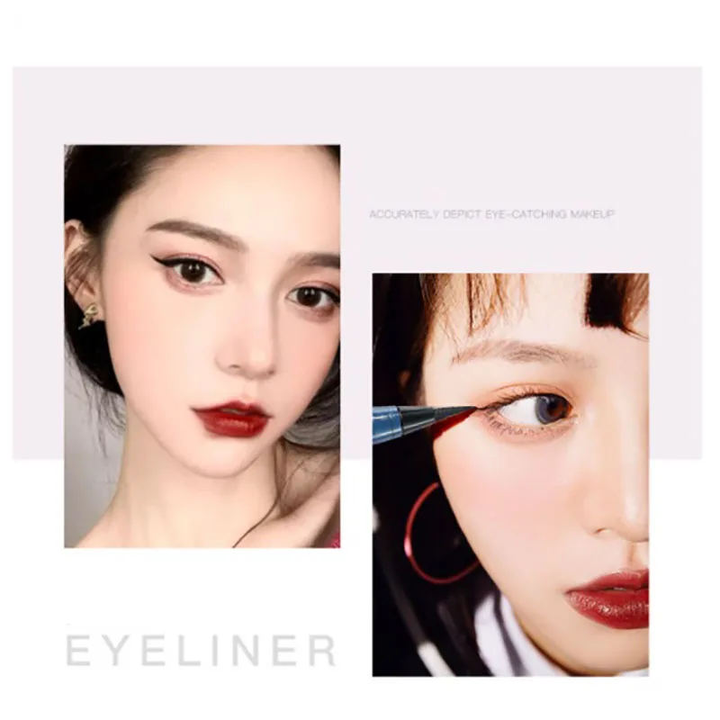 

Liquid Eyeliner lapiz brown adhesive elayner do oczu delineador de ojos liquid caneta Eyerline lapiz de ojos makyaj malzemeleri