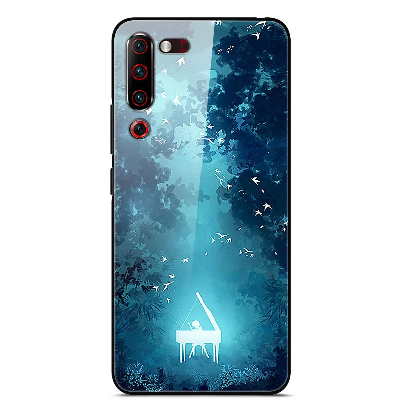 Для lenovo Z6 Pro Чехол Z6 Lite закаленное стекло жесткая задняя крышка чехол для телефона s Для lenovo Z6Pro Z 6 Z6Lite защитный силиконовый бампер - Цвет: 20