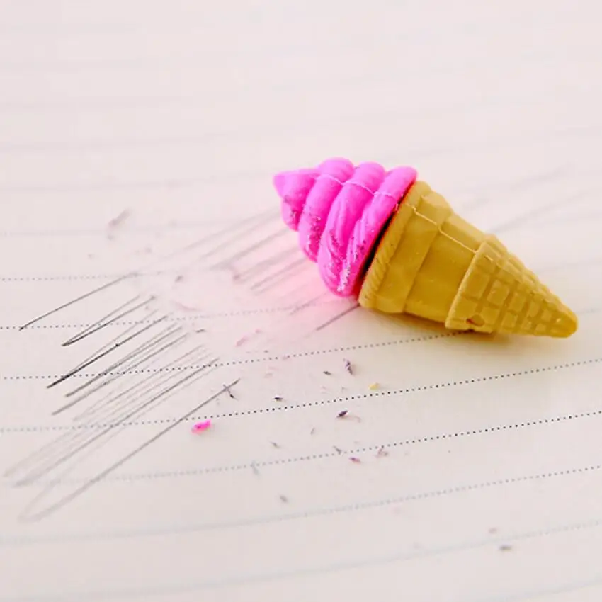 1 упак./лот милого ластика еды ластик в виде животных набор канцелярских