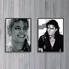 Постеры Майкла Джексона, черно-белая настенная живопись, высококачественный декоративный постер, настенная живопись, украшение для дома
