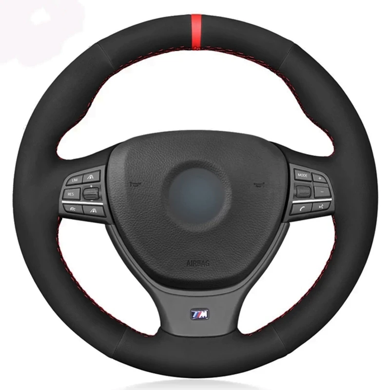 

Строчка ручной работы, черная замша для BMW 5 Series 520i 528i F10 F11 F07 2009-2017 M5 F10 2011-2013